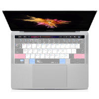 Silicone Keyboard Cover for Apple MacBook Pro/Air with Shortcut Functions