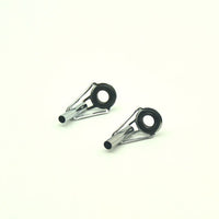 Fishing Rod Tip Guides with Box, DIY Rod Building Repair Kit, Stainless Steel Ceramic Eyelets for Spinning Casting Rods