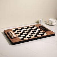 Horsehair Chessboard Checkered Chess Board Ornament Long-Lasting for Office