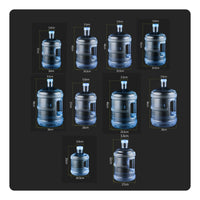 Water Dispenser Bottle Leak-Resistant PC Plastic Water Container Odorless