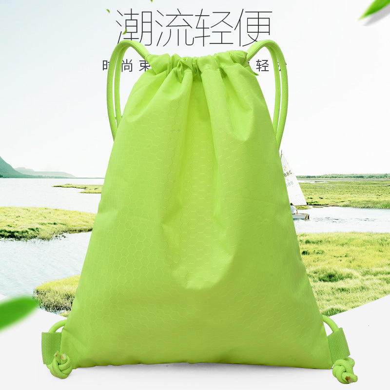 Drawstring Backpack for Sports, Gym, Swimming, and Daily Use - Large Capacity Cinch Sack for Basketball, Soccer