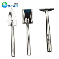 Mini Stainless Steel Succulent Garden Tool Set - Shovel, Rake, Spade for Potted Plants