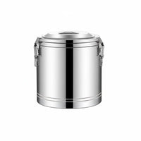 Stainless Steel Insulated Barrel with Spigot Versatile Hot and Cold Beverage Dispenser Insulated Drink Server Rust-Resistant