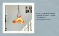 Adjustable iron pendant for dining