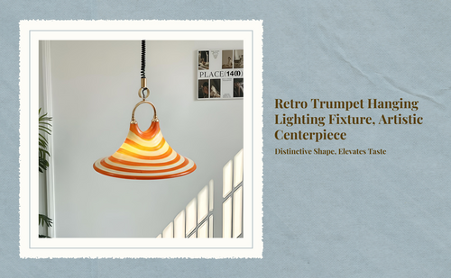 Adjustable iron pendant for dining