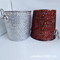 Stainless Steel Ice Bucket with Handles for Bar & Home Use