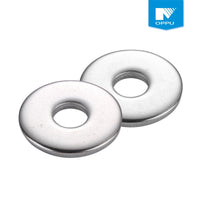 304 Stainless Steel Large Flat Washers for Bolts and Screws, GB96 Standard