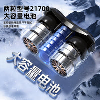 挂腰电风扇随身制冷小空调扇大风力超长续航便携式户外挂脖扇降温