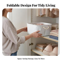 Foldable cloth container foldable Organizer Box Easy to clean for On Shelves, Families