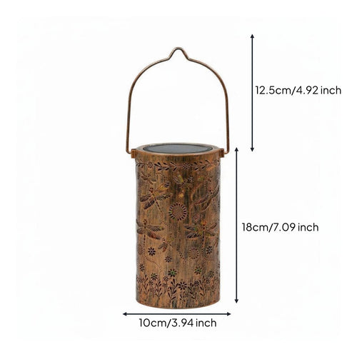 Colorful Solar Garden Light Auto on Deactivate Solar Metal Lantern