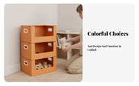Foldable Storage versatile Stackable Foldable Lidded Box With Lid for Living Room