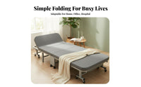 Folding Ottoman Bed Foldable Design Household Furniture Space-Saving for Adults