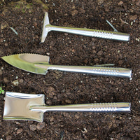 Mini Stainless Steel Succulent Garden Tool Set - Shovel, Rake, Spade for Potted Plants