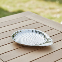 Shell Serving Plate Mirrored Seashell Versatile for Dining Table, Hosts