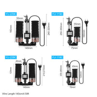 Aquarium Filter with Pump, Bio Filter, Air Lift, Oxygenation, Water Circulation, 3-in-1 Electric Sponge Filter, EU Plug