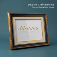 Vintage Resin Picture Frame for Office Desk, Handcrafted Resin Picture Frame, Di #variant:5 inch (8.9*12.8cm)