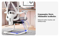 Reclining Office Chair with Footrest resting Function Ergonomic Recliner with Footrest 360-Degree rotate SGS Certified