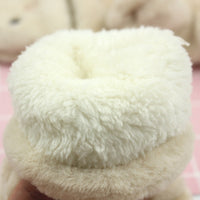 Cartoon Rabbit Ear Flip-Top Gloves with Carrot Embroidery, Plush Lined Warm Winter Mittens for Students