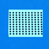 4 Mm Conductive Adhesive Dots Grid Pattern Conductive Repair Sheet Rectangular Adhesive Connection Dots Blue for Keyboard
