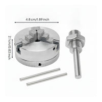 Machine Parts Mini Lathe Chuck Adapter Silver Colored Hex Style