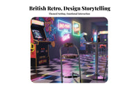 Union Flag Pattern U-Frame Backrest Stool Retro Design Counter Chair Padded Seat and Back Seating Furniture Wear-Resistant for Homeowners, Business Owners, Bar Patrons, Restaurant, Cafe, Arcade, Dining Room