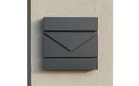 Locking Metal Mailbox Rectangular Wall-Mounted Mailbox Easy to Mount Outdoor Storage for Office
