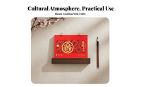 2026 Calendar, Chinese Style Wooden Desk Accessory, Monthly Planner