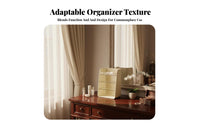 Rotating Makeup organizer Space Saving Cosmetic Organizer Multi-Compartment for Desk