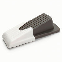 Non-Slip Rubber Door Stopper Ribbed Wedge Door Stop Compact Doorstop Lightweight for Home