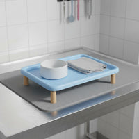 Raised Cat Food and Water Bowls Easy to Clean for Small Dogs