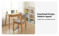 Adjustable Wooden Writing Chair sturdy Wood children's Furniture With Armrests