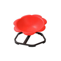 Molded Flower Rotating Chair Smooth Sensory Rotating Chair Low-Height Sensory Integration Toy 360° for Children, Toddlers, Playroom, Home