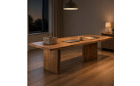 Minimalist Rectangular Dining Table Modern Wooden Dining Table Practical Furniture Long-Lasting for Study Room