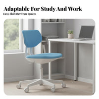 Armless Rolling Chair Ergonomic Design Armless Rolling Stool Adjustable Height