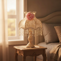 Jacquard Lamp Shade Ornate Lampshade Elegant for Living Room, Vanity