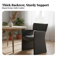 Crown spine Chair Nordic & design accent Seat Japanese Aesthetic stylistic Vintage Feel for Kitchen, Restaurant, Cafe