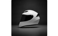 Sporty Full Face | Glossy with Visor, for Commuting