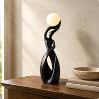Abstract Resin Figurine Minimalist Design Table Ornament Lustrous Surface