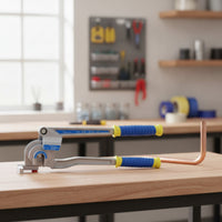 Lever-Style Tube Bender Hand-Operated Tubing Bender Compact Tool Heavy-Duty for Plumbers, Installers, Diyers, Plumbing, Repair, Workshop