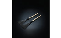 Drum Brushes Articulate Drum Brushes with Wood Handle Wire Brush with Wooden Grip Natural Feel Percussion Lightweight
