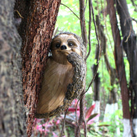 Sloth Tree Statue Outdoor Sloth Tree Garden Ornament Realistic for Patio
