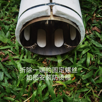 帐篷柴火炉烟囱防雨罩防雨帽唤雨柴火炉配件简易版柴火炉防烫棉