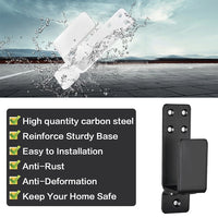 Heavy Duty Drop Bar Door Lock Bracket for Home Security