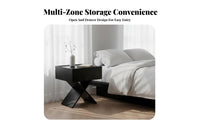 Nightstand Drawer Storage Sleek Design for Bedroom Hallway Use