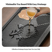 Gongfu Tea Tray Large Capacity Reservoir Slatted Water-Collecting Tray
