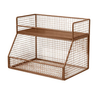 Cup and Snack Organizer Space-Saving Multi-Layer Countertop Rack Multipurpose