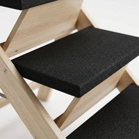 Dog Steps for Bed and Sofa with Adjustable Height, Wooden Ramp for Small to Medium Pets, Wide Stable Design for Home Furniture, Dachshund Friendly