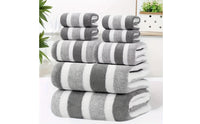 8 Pieces Washroom Towels High Absorbent Home Textiles for Couples