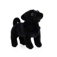 Lifelike Bulldog Plush Toy Stuffed Animal French Bulldog Shar Pei Dog Doll for Children