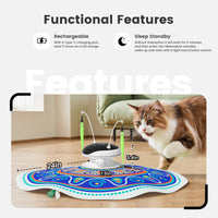 4-in-1 Pet Laser Toy and Cat Teaser Wand